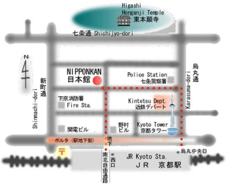 Nihonkan Kyoto Eksteriør bilde
